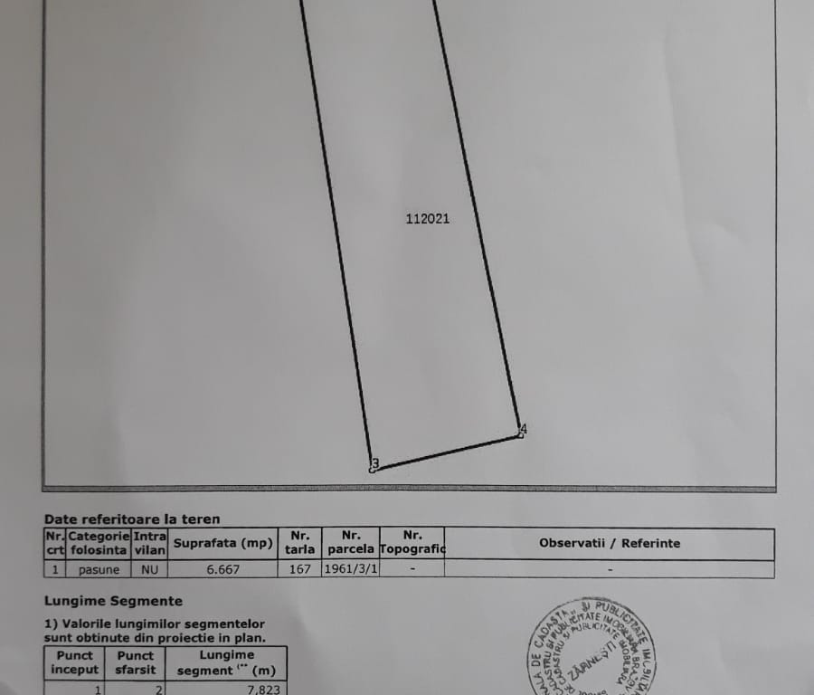 Vând teren 6600mp la Trei Brazi, Râșnov-Predeal