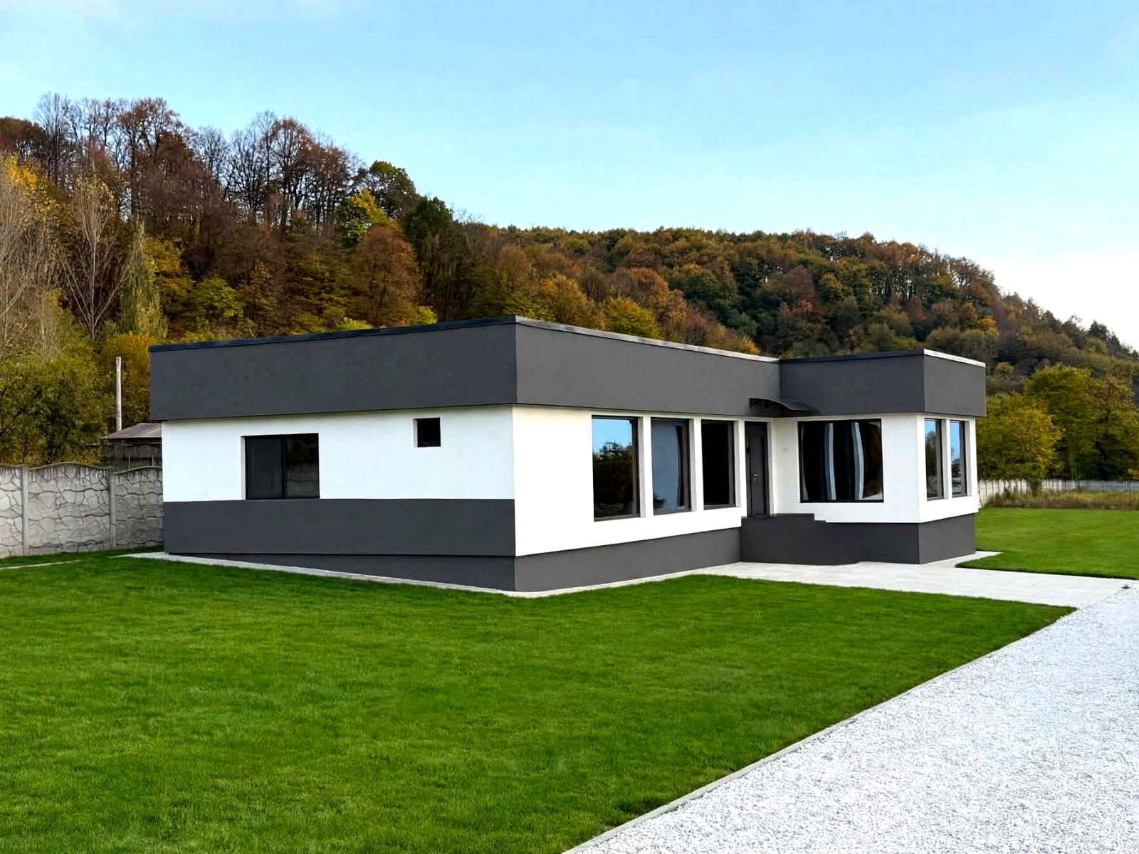 Casă de lux eco 150 mp, lângă pădure