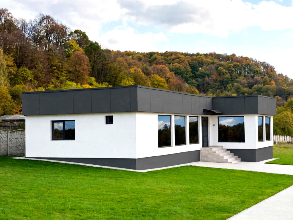 Casă de lux eco 150 mp, lângă pădure
