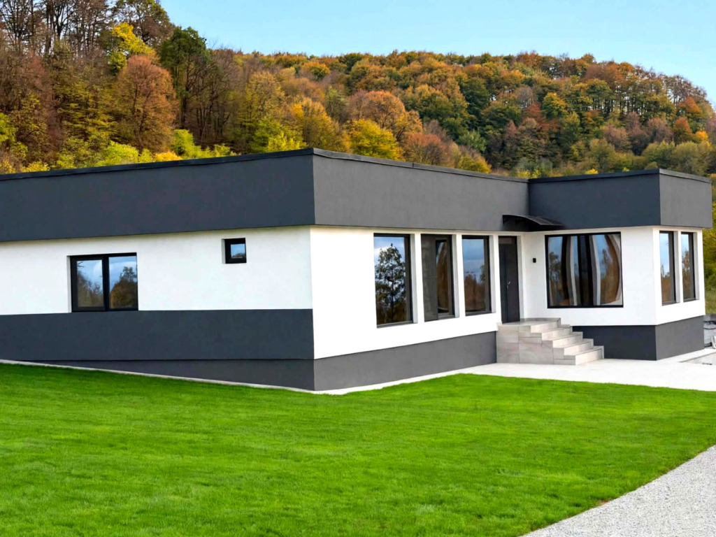 Casă de lux eco 150 mp, lângă pădure