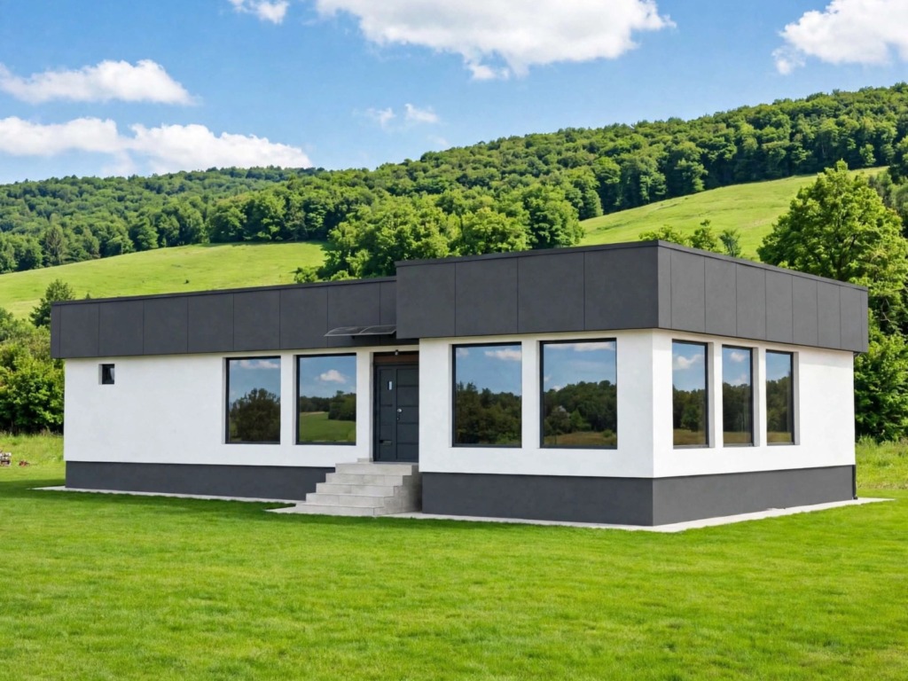 Casă de lux eco 150 mp, lângă pădure